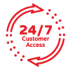 24/7 Customer Access